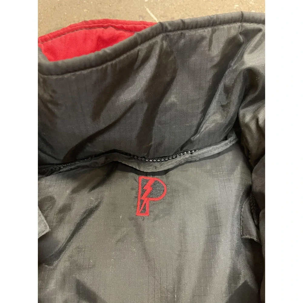 Chicago Bulls Jacket Mens XL Black Red NBA Basketball Reversible‎ PRO LAYER